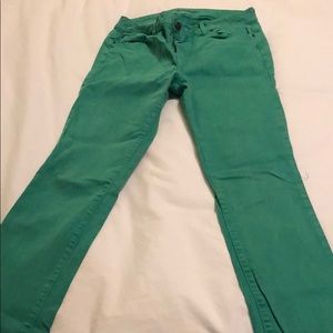 Kelly green jeans